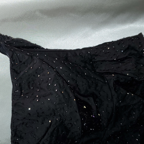 Zara Strapless beaded peplum mini dress - Picture 3 of 4